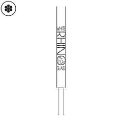 PYREX WHITE RHINO GLASS STRAW V2