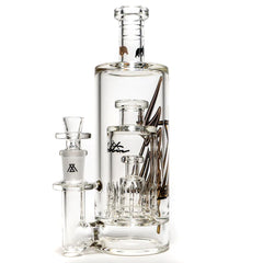 Moltn Glass - Sixty Five Bottle - Tall - Triple Bottle Perc - Gold Signature Label