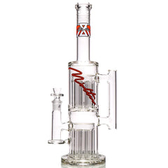 Moltn Glass - Eighty - Double Tree Perc - Red Sig.