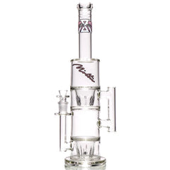 Moltn Glass - Eighty - Double GÿZR Perc - Purple Sig.