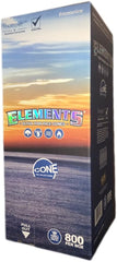Elements - Ultra Thin Rice Pre Rolled Cones - (800 Pack, King Size - White)