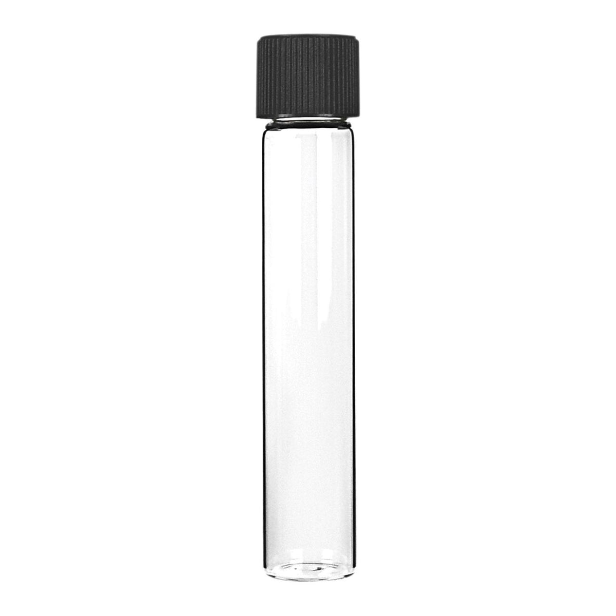 98mm Glass Tube With Child Proof Black Cap (200 pcs)