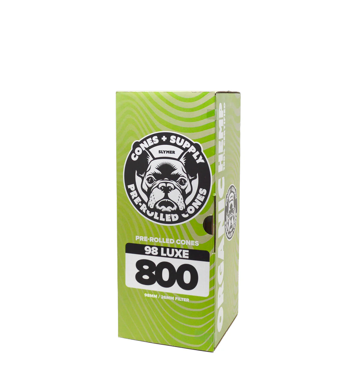 Cones Supply 98 Luxe Size Organic Hemp Cones (800/Case - 4,800/Master Case)