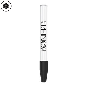 PYREX WHITE RHINO GLASS STRAW
