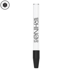 PYREX WHITE RHINO GLASS STRAW