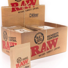 RAW X Integra 8GM 62% Humidity Packs | 62% RH Humidity Control | Keep Your Cigars or Prerolled Cigarettes Fresh | 60 Total Humidifying Packs