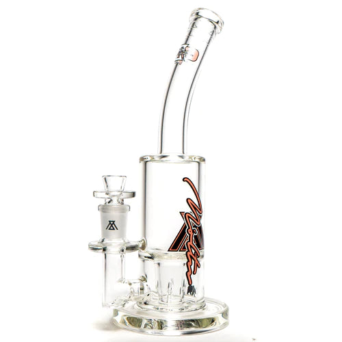 Moltn Glass - Fifty Bubbler - Medium - GÿZR Perc - Pink Signature Label