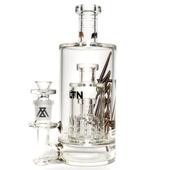 Moltn Glass - Eighty Bottle - Short - Triple Bottle Perc - Gold Signature Label