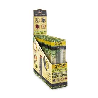 King Palm 2 Slim Rolls - 1.5g - 20pk Display