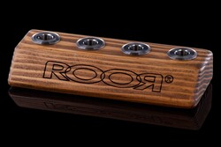 ROOR Small 4-Hole Bowl Holder 14.5mm Dark Wood