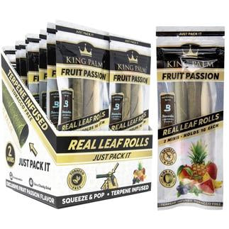 King Palm - Fruit Passion - 2 Mini Rolls - 1g - 20pk Display