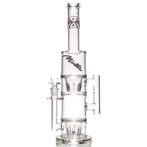 Moltn Glass - Eighty - Double GÿZR Perc - Purple Sig.