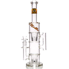 Moltn Glass - Sixty Five - Double GÿZR Perc - Orange Sig.