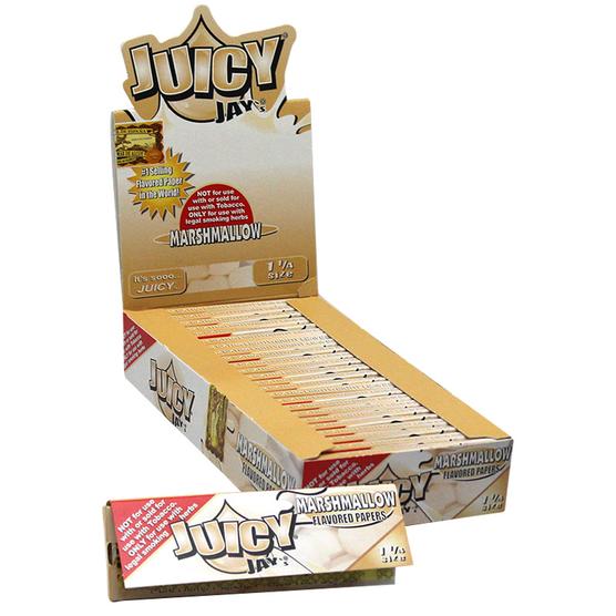 Juicy Jay's 1 1/4" Size Rolling Paper Marshmallow Flavor